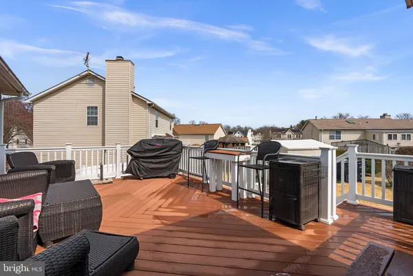 a view of a terrace with sitting area