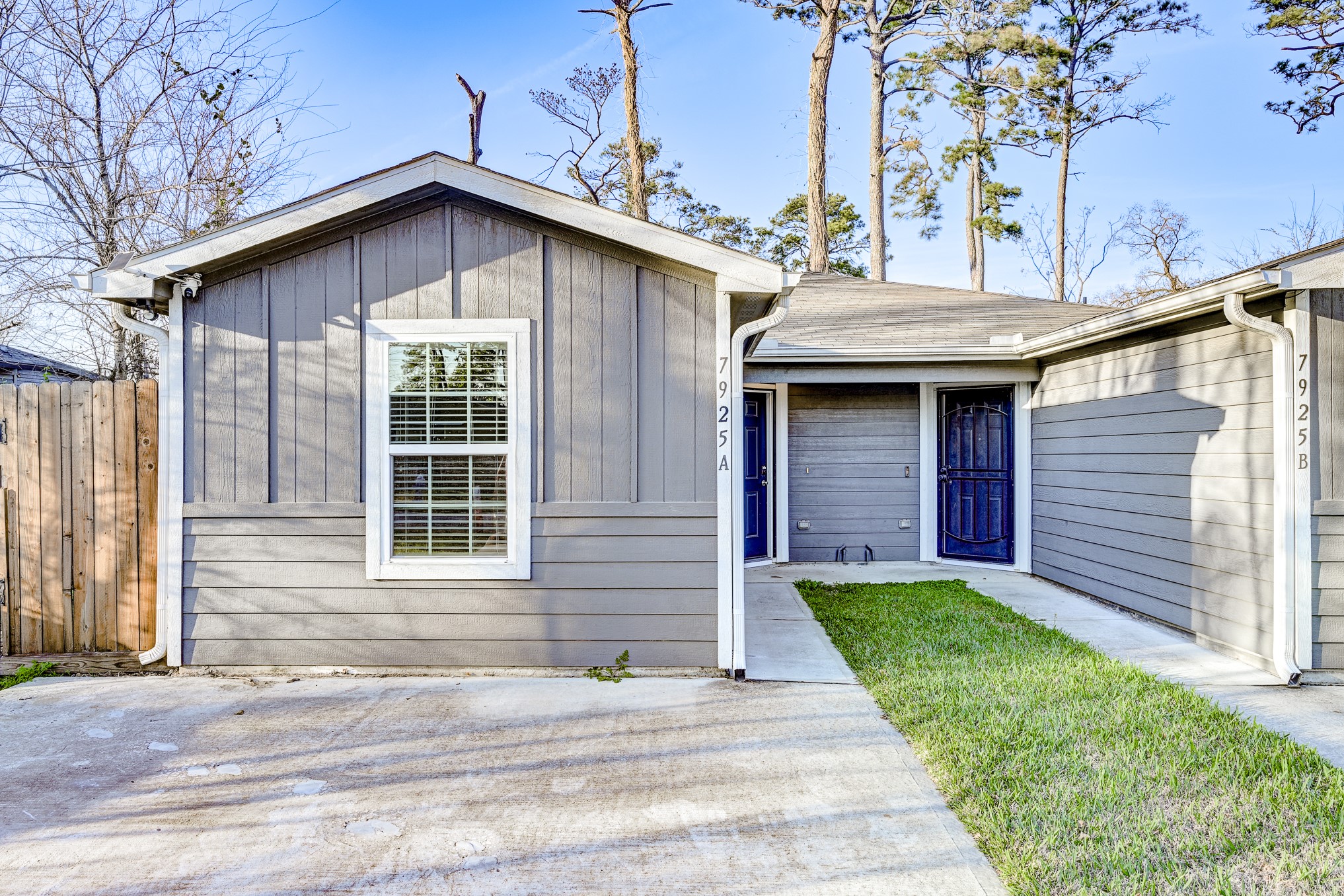 7925 Way Street, Unit A Houston, TX 77028 - Photo 1 of 29 a view of a house with a yard plants and large tree