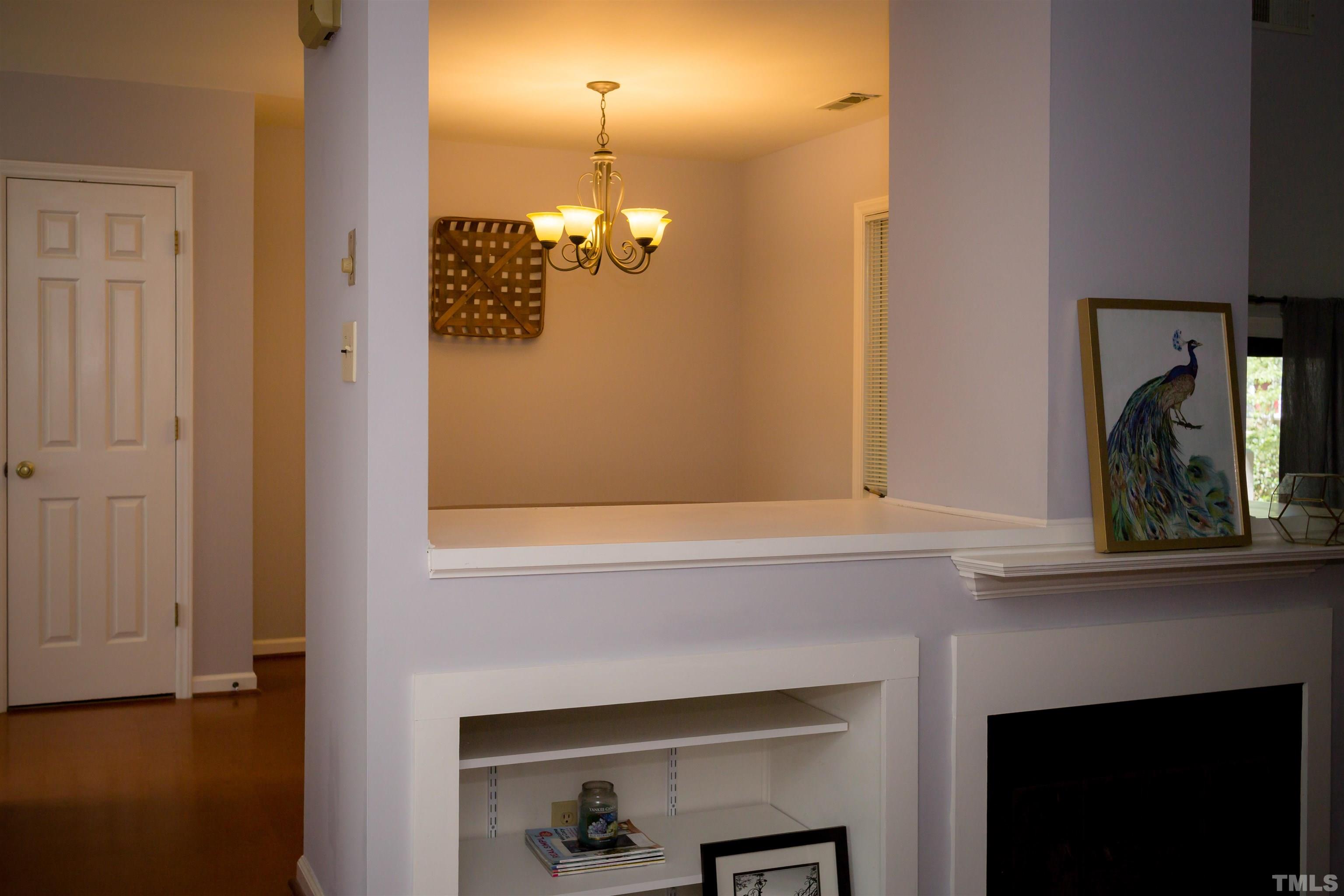 4326 Beechnut Lane Durham, NC 27707 - Photo 5 of 26 a view of a livingroom with a fireplace