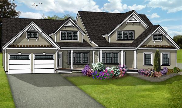 15 Rowley Country Club Road, Unit 15 Boxford, MA 01921 - Photo 1 of 1 a front view of a house with garden