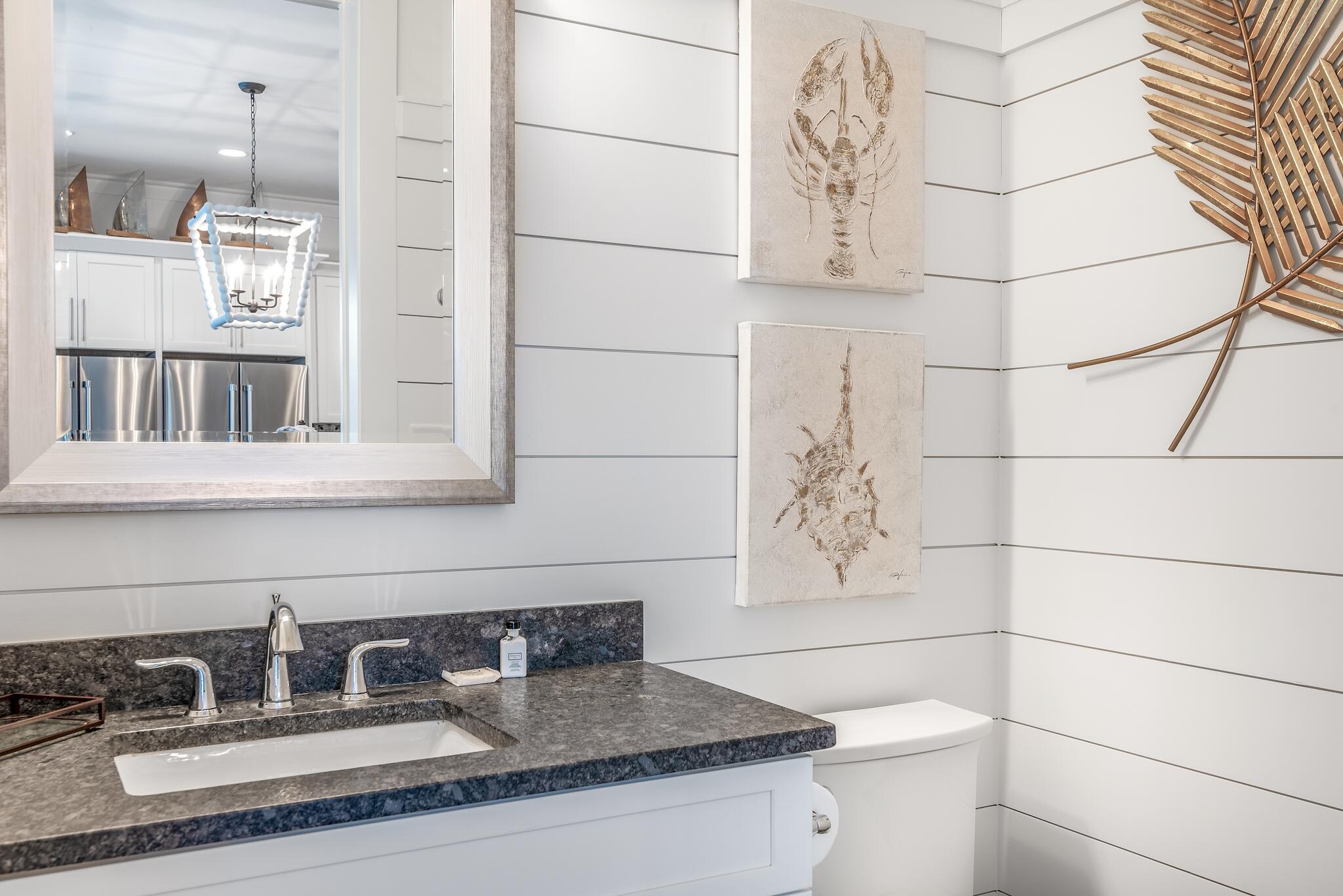 101 A St Inlet Beach Inlet Beach, FL 32461 - Photo 19 of 49 a bathroom with a sink and a toilet