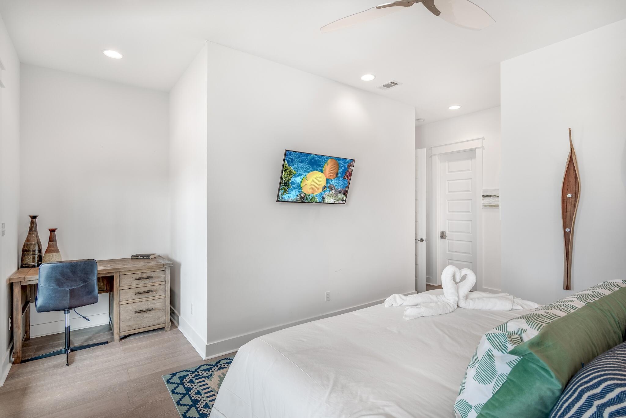 101 A St Inlet Beach Inlet Beach, FL 32461 - Photo 26 of 49 a bedroom with a bed and a couch