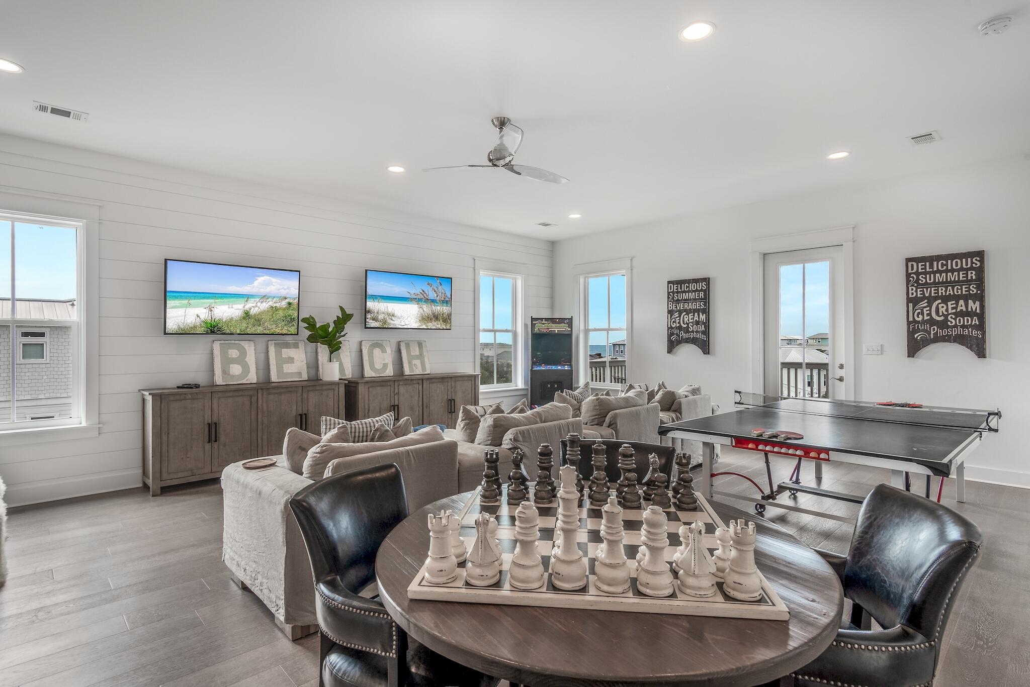 101 A St Inlet Beach Inlet Beach, FL 32461 - Photo 40 of 49 a living room with furniture and a large window