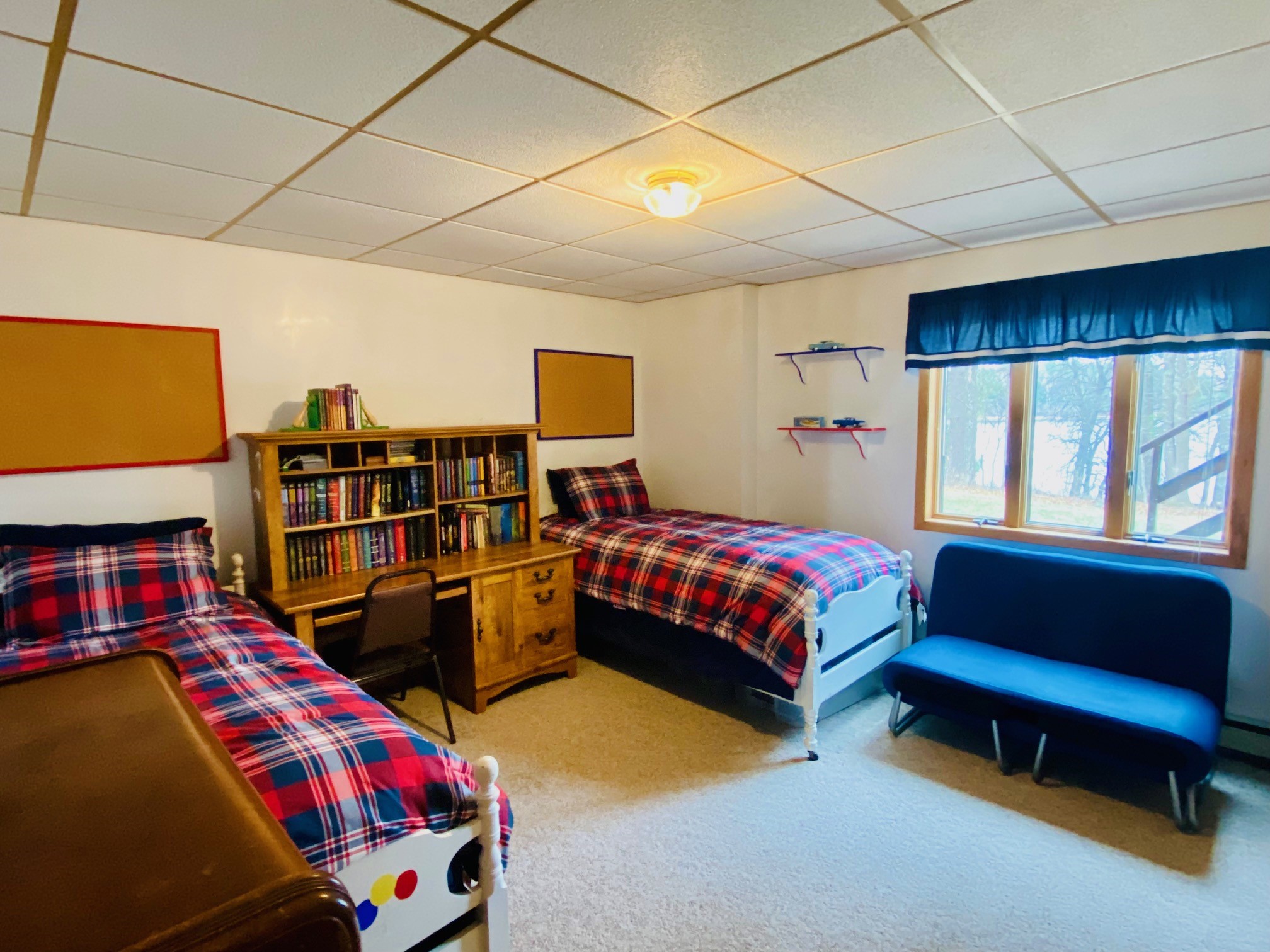 8748 East Flowage Lane Gordon, WI 54838 - Photo 14 of 40 Lower level bedroom