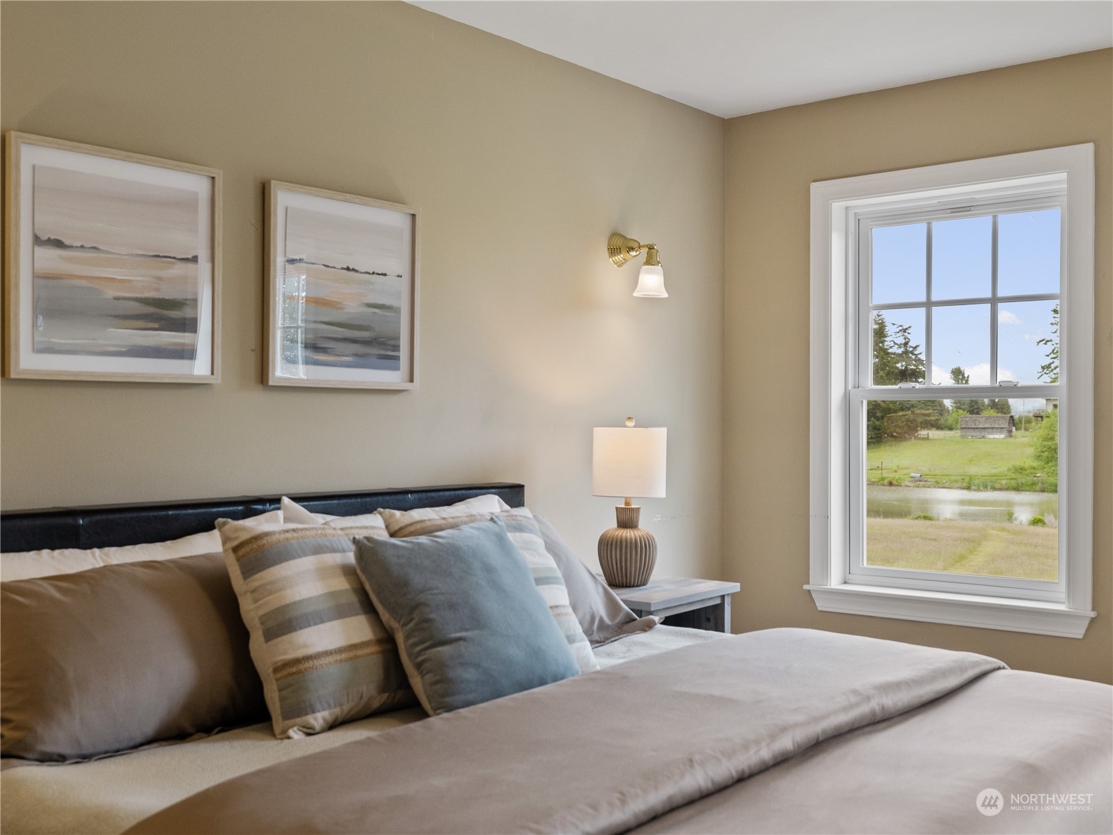2619 Kitchen-Dick Road Sequim, WA 98382 - Photo 19 of 40 a bedroom with bed and window