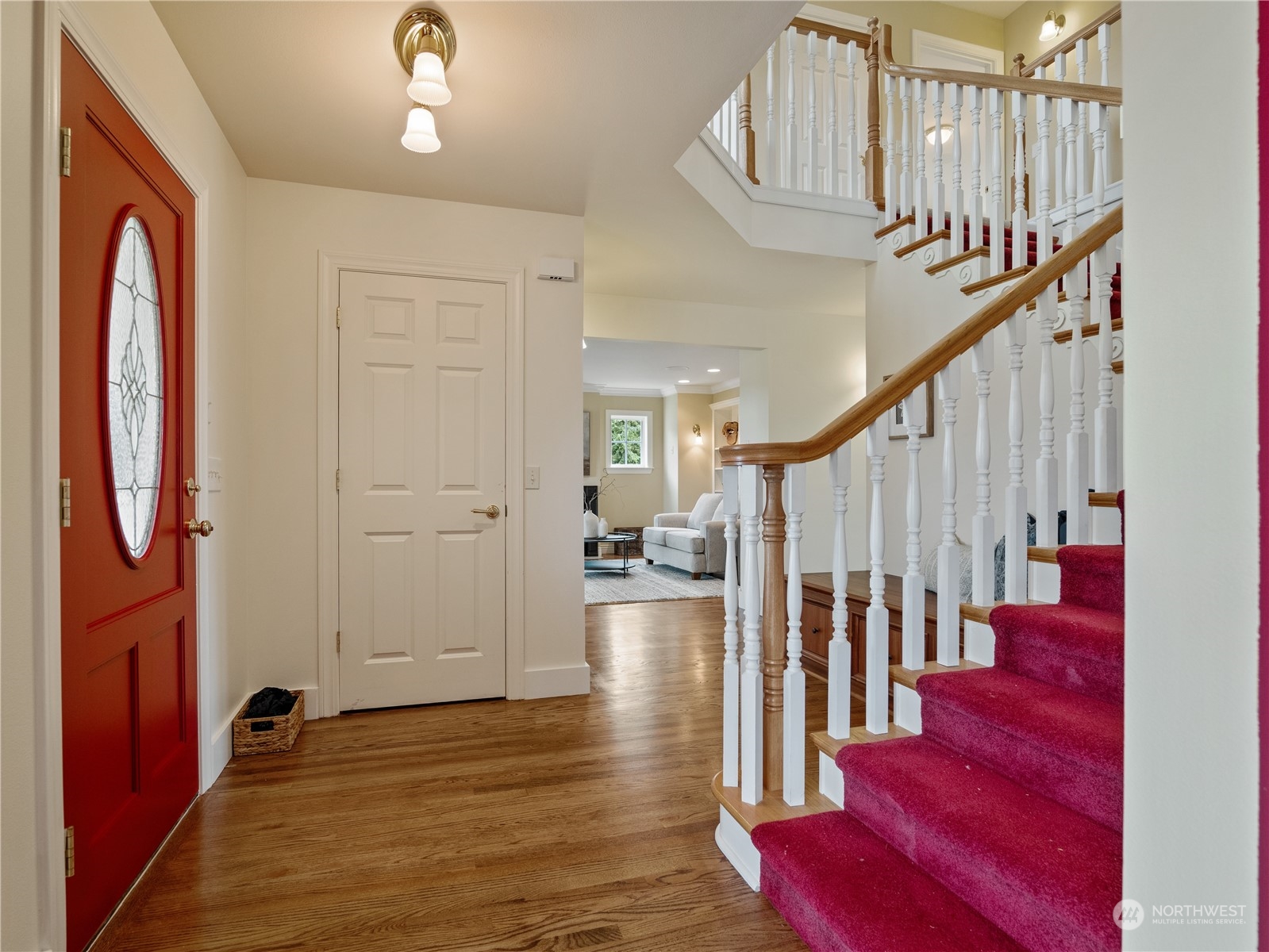 2619 Kitchen-Dick Road Sequim, WA 98382 - Photo 5 of 40 a view of entryway and hall with wooden floor