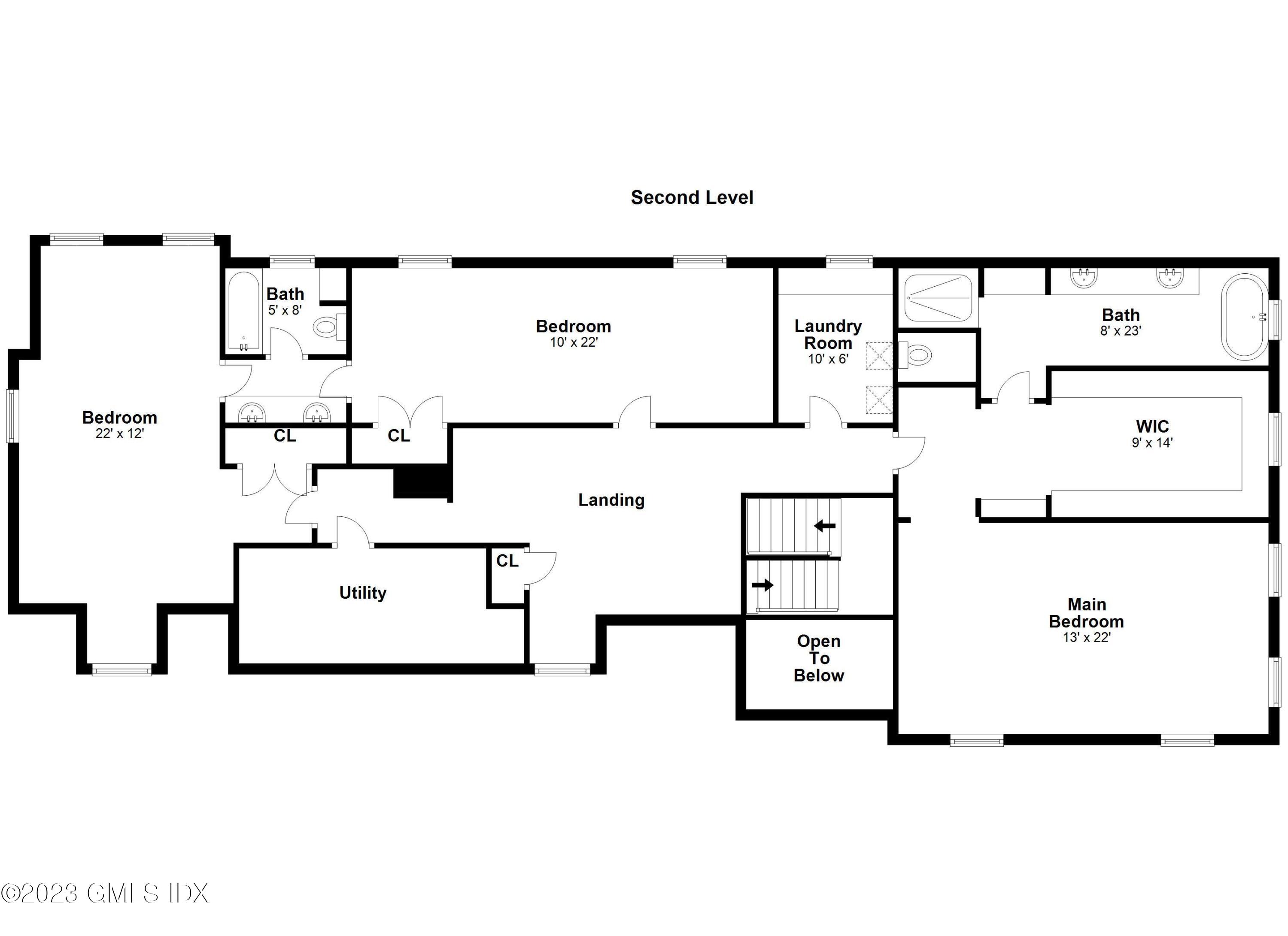 2 Northridge Road Old Greenwich, CT 06870 - Photo 41 of 43 a picture of a floor plan