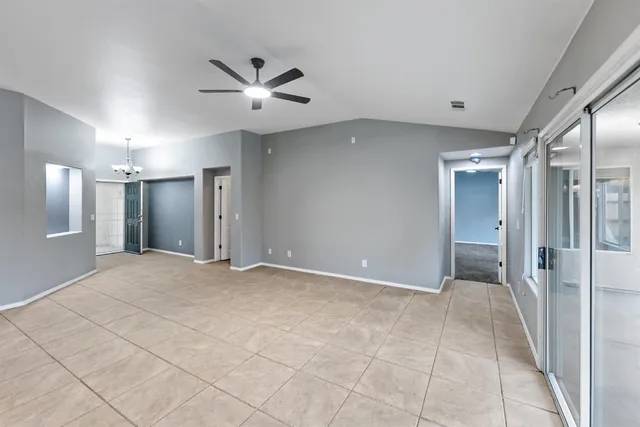 a view of an empty room