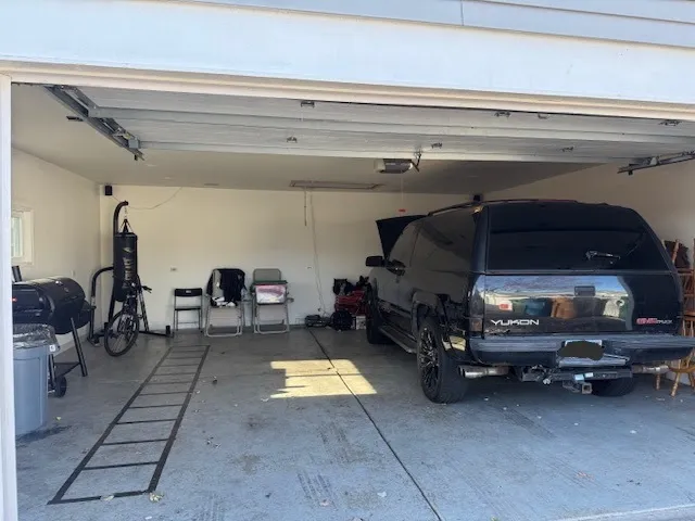 a view of car garage