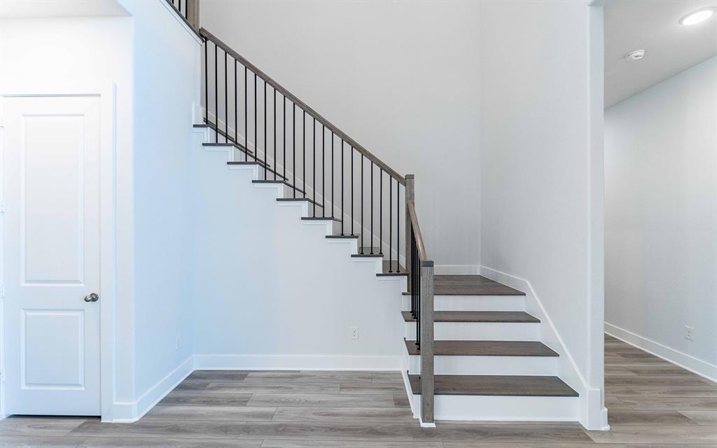 2012 Casting Ridge Mesquite, TX 75181 - Photo 7 of 28 a view of entryway and hall with wooden floor