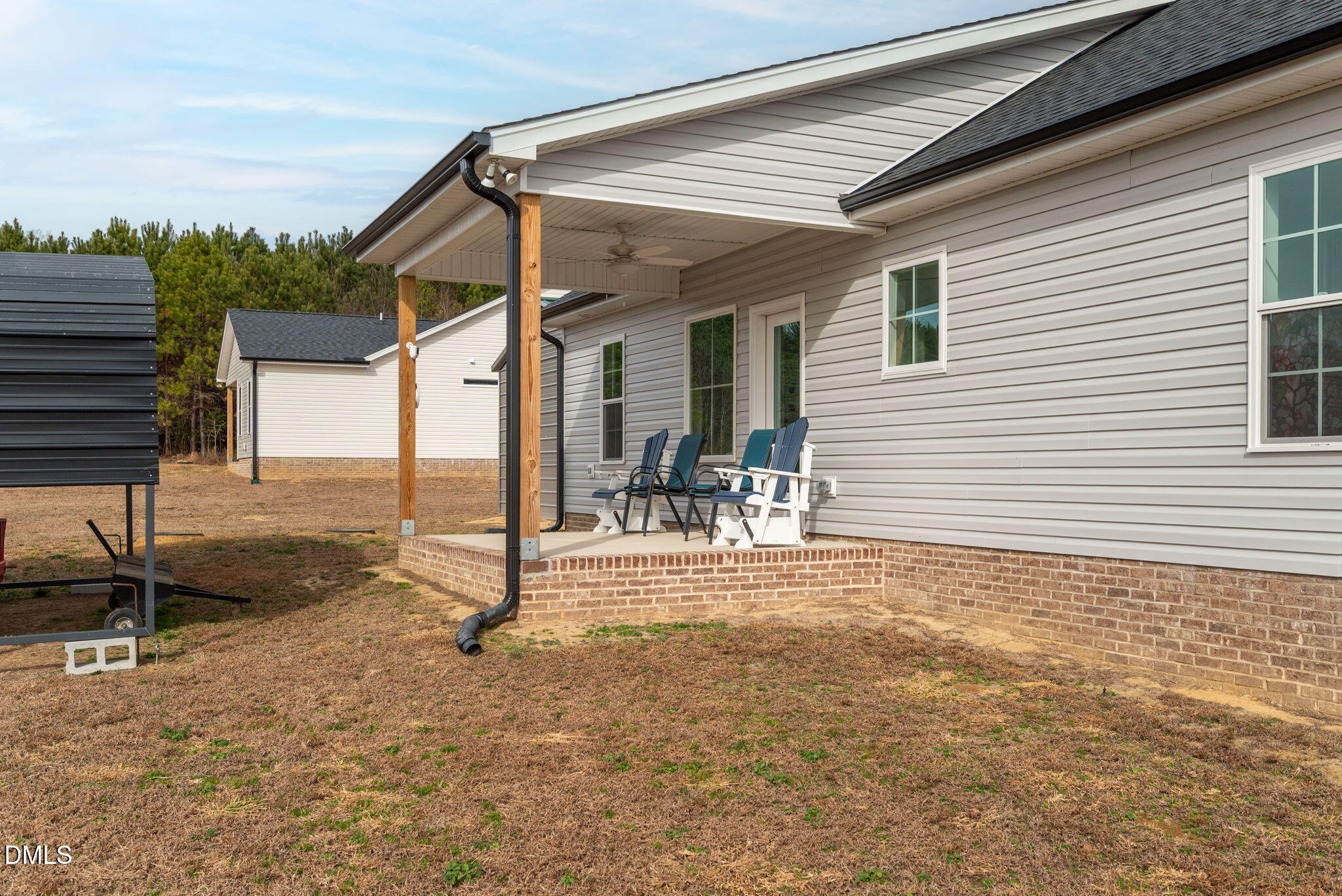 6056 Old Smithfield Road Spring Hope, NC 27882 - Photo 34 of 39 Covered Patio