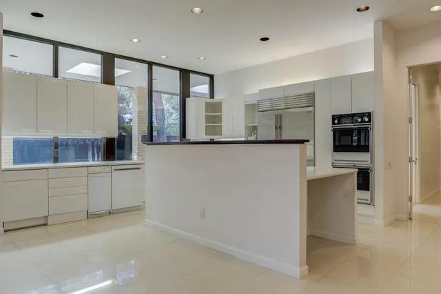 a room with furniture and windows