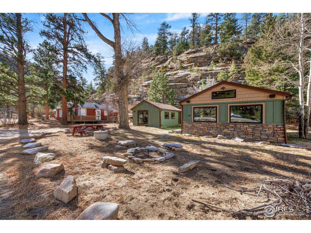 29 Rock Canyon Road Drake, CO 80515 - Photo 1 of 25 Perfect riverfront retreat bordering national forest