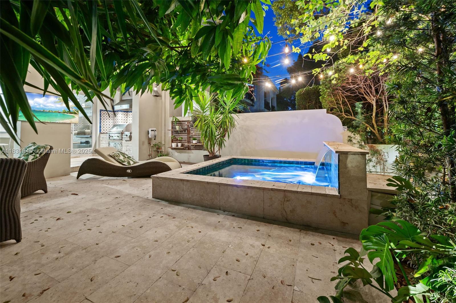 7560 Southwest 56th Court Miami, FL 33143 - Photo 23 of 60 a view of backyard with swimming pool and trees