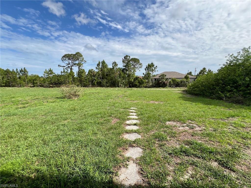 3513 30th Street Southwest Lehigh Acres, FL 33976 - Photo 28 of 29 a view of a field with an trees in the background