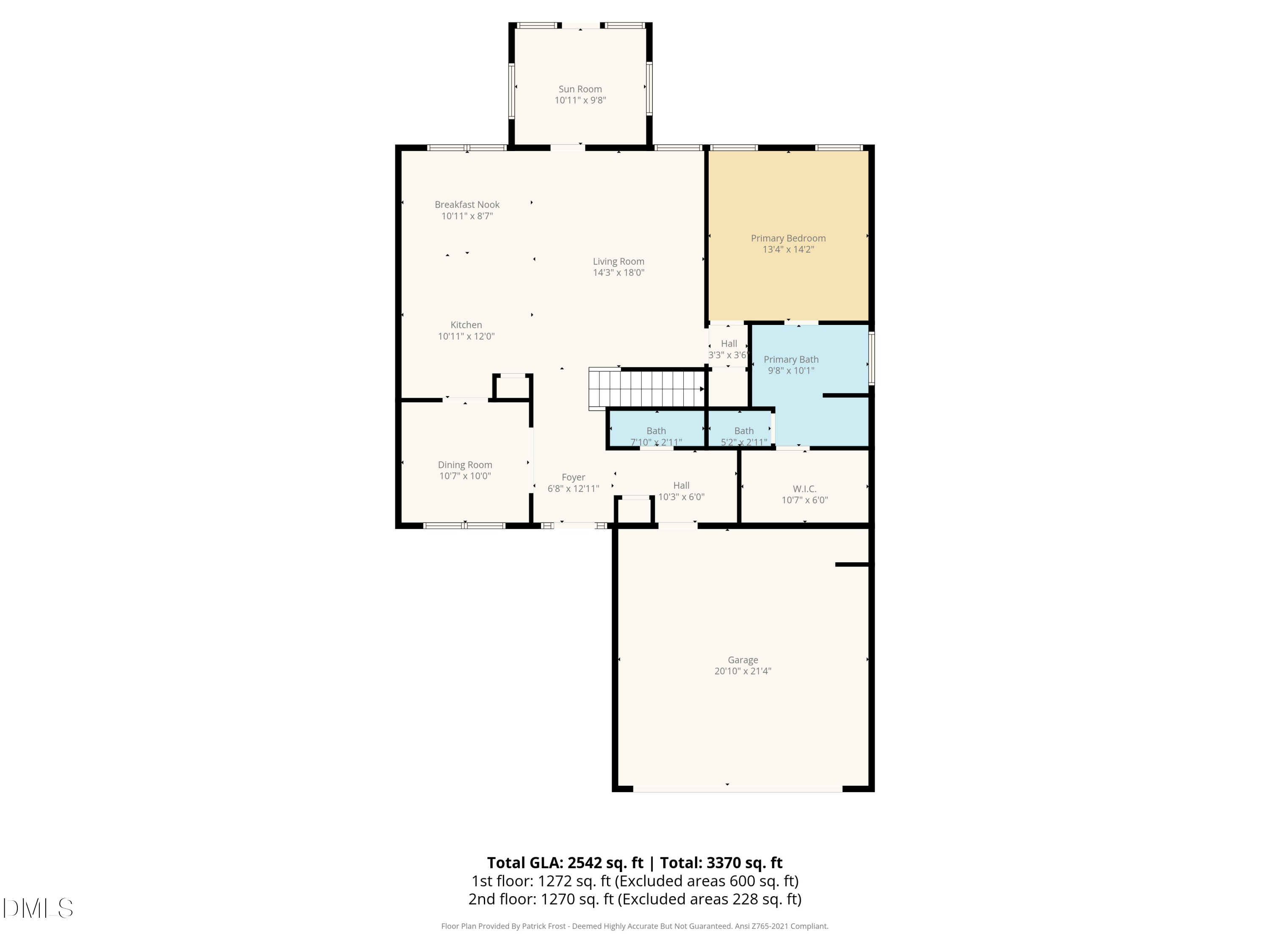 520 Husketh Road Youngsville, NC 27596 - Photo 61 of 63 a picture of floor plan