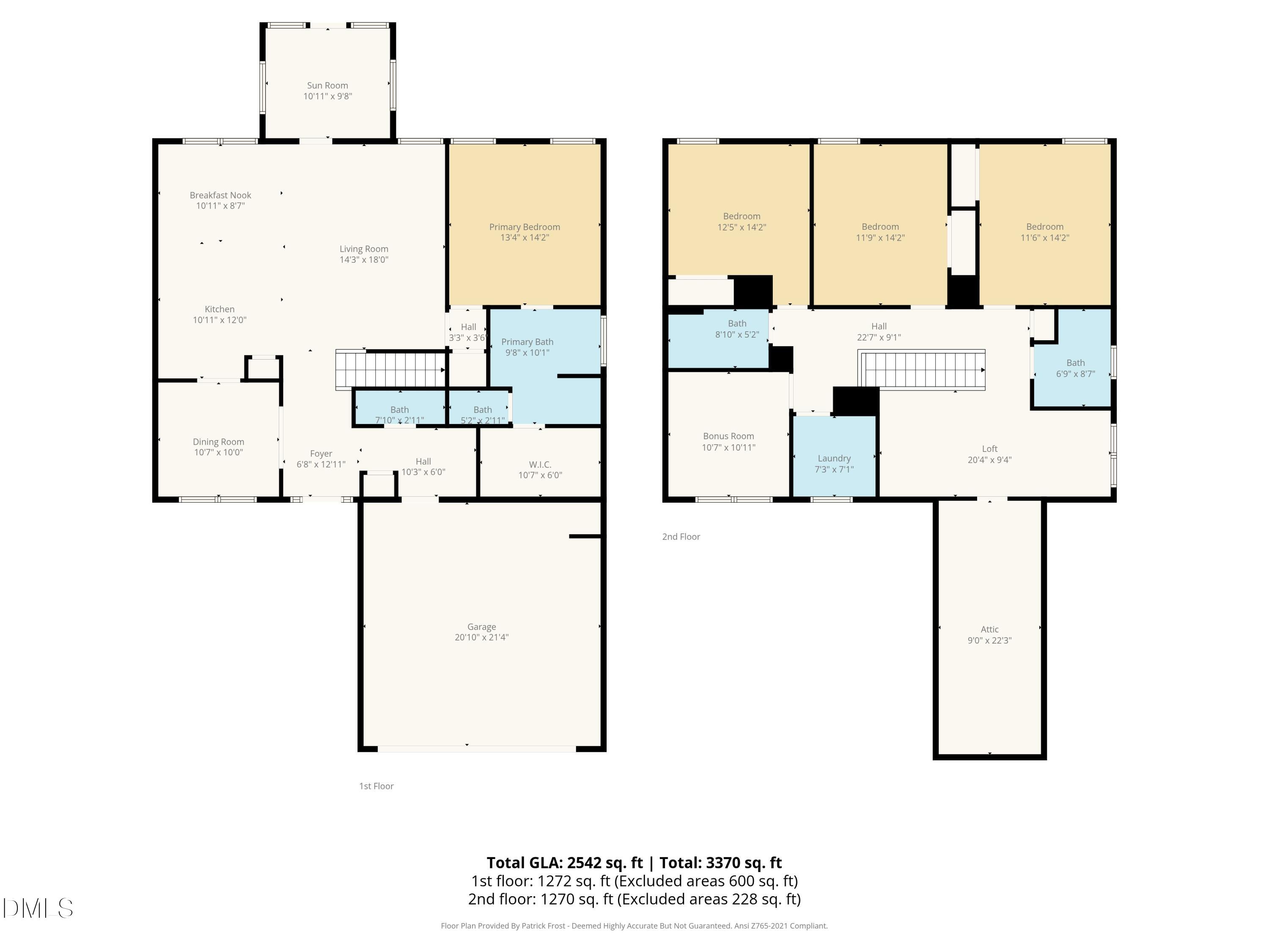 520 Husketh Road Youngsville, NC 27596 - Photo 60 of 63 all_floors_520_husketh_road_youngsville_