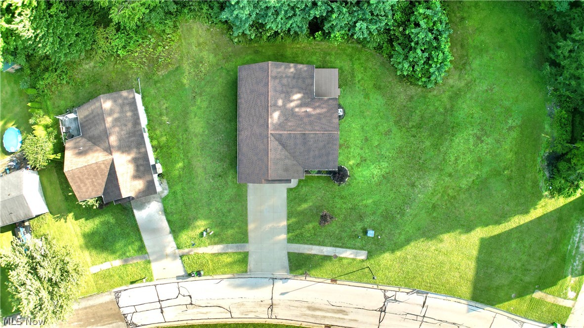 202 Home Street Rittman, OH 44270 - Photo 22 of 23 Expansive lot with lush green lawn, mature trees, and a paved driveway