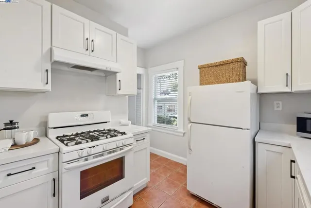 a view of a lake with a city