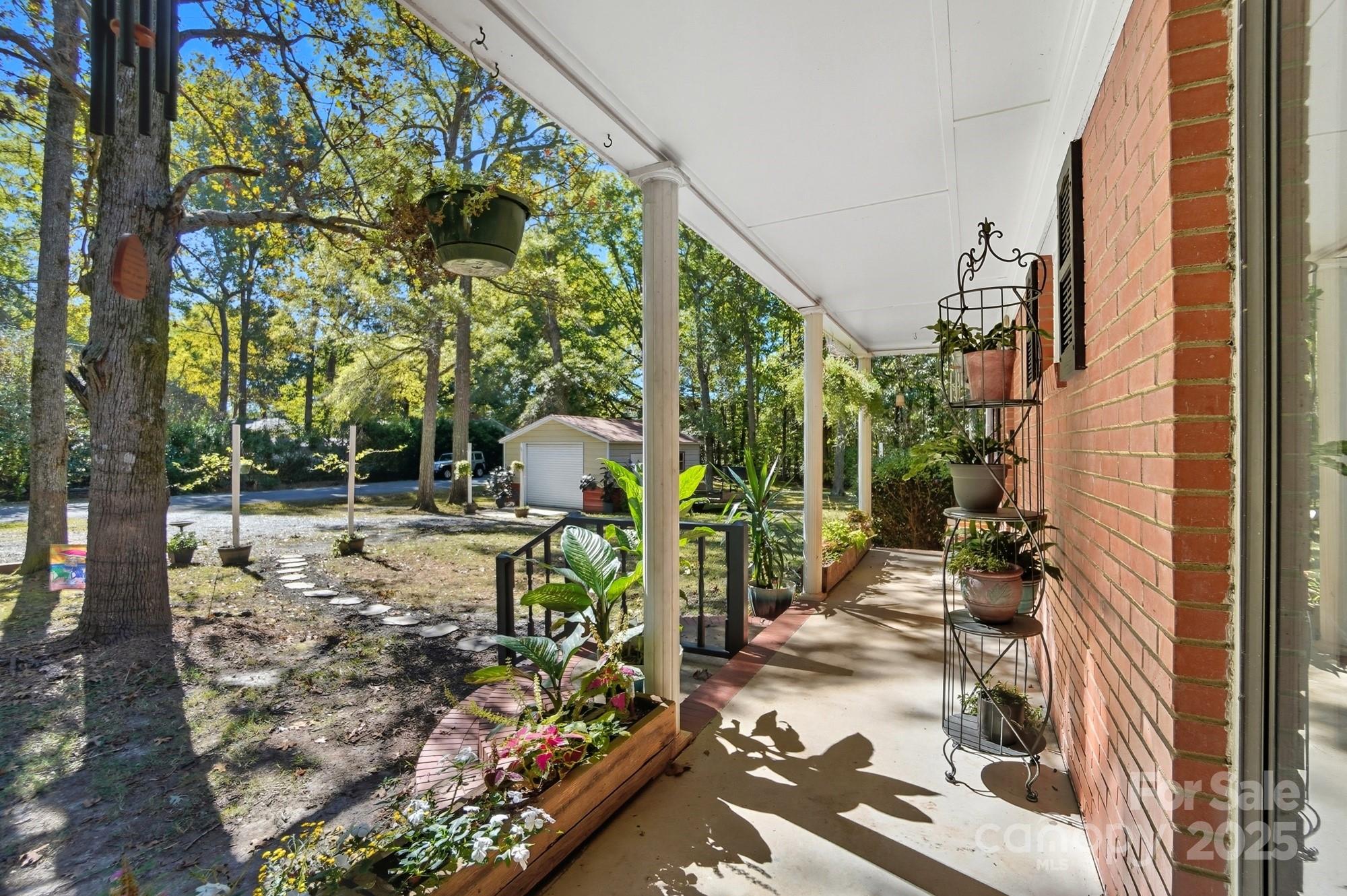 109 Carter Road Monroe, NC 28110 - Photo 11 of 48 a view of yard from deck