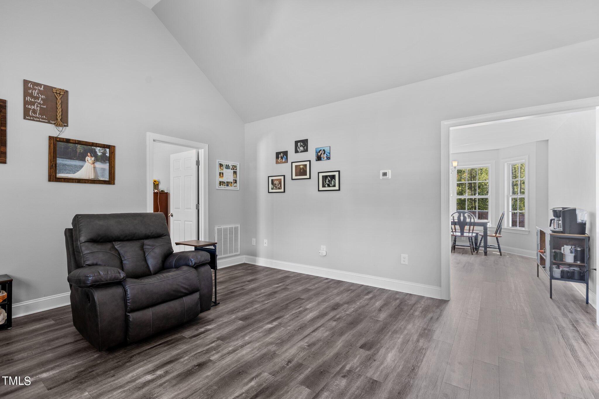 7089 Finch Road Bailey, NC 27807 - Photo 6 of 43 a living room with furniture and wooden floor
