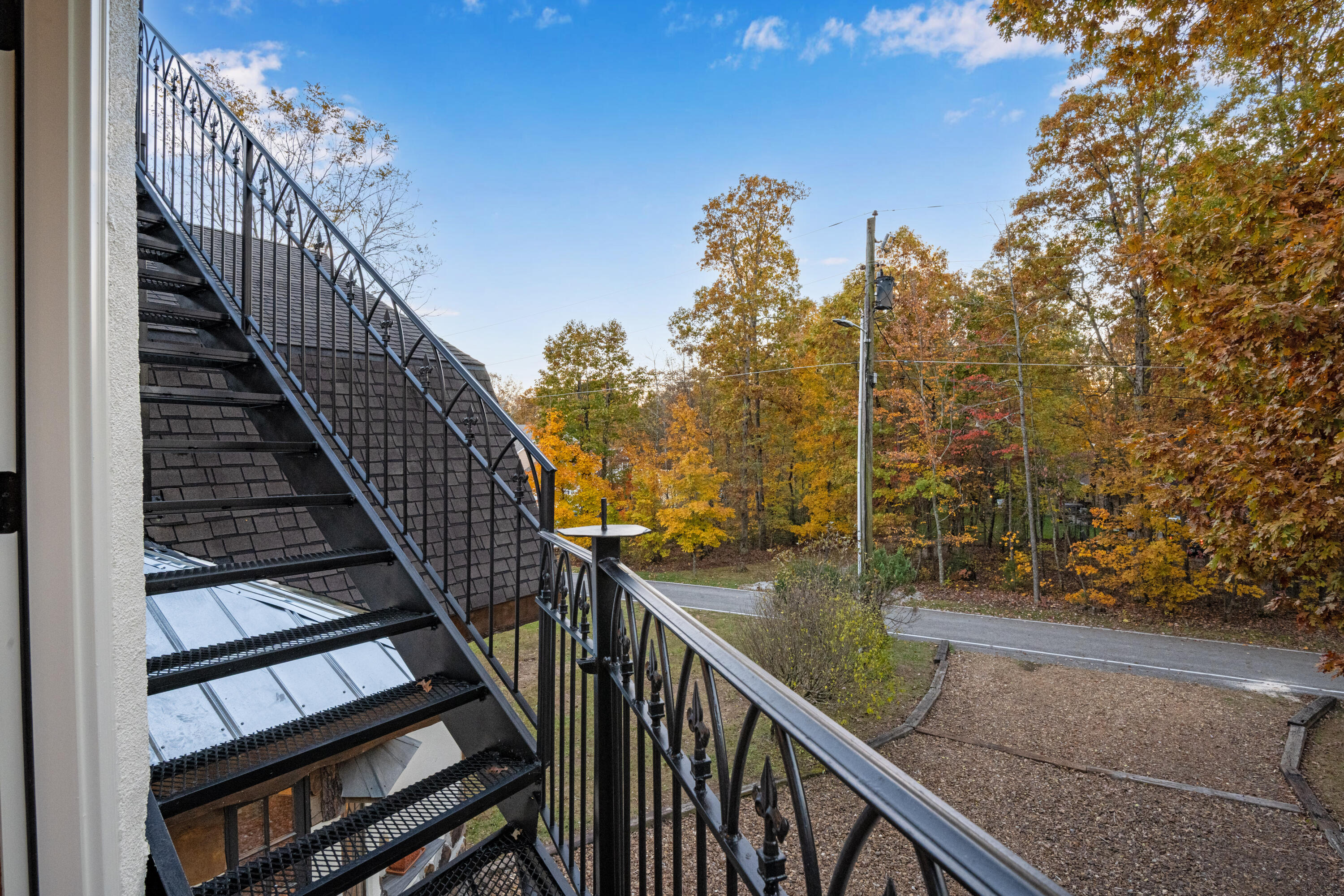 3002 Wilson Avenue Signal Mountain, TN 37377 - Photo 39 of 48 new iron stairs going up to the roof