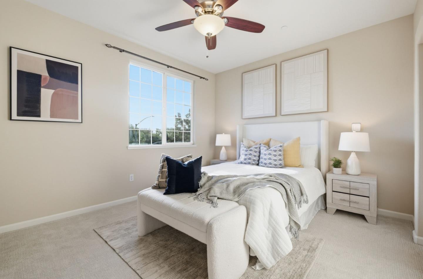 2070 Almaden Road San Jose, CA 95125 - Photo 17 of 36 a bedroom with bed and window