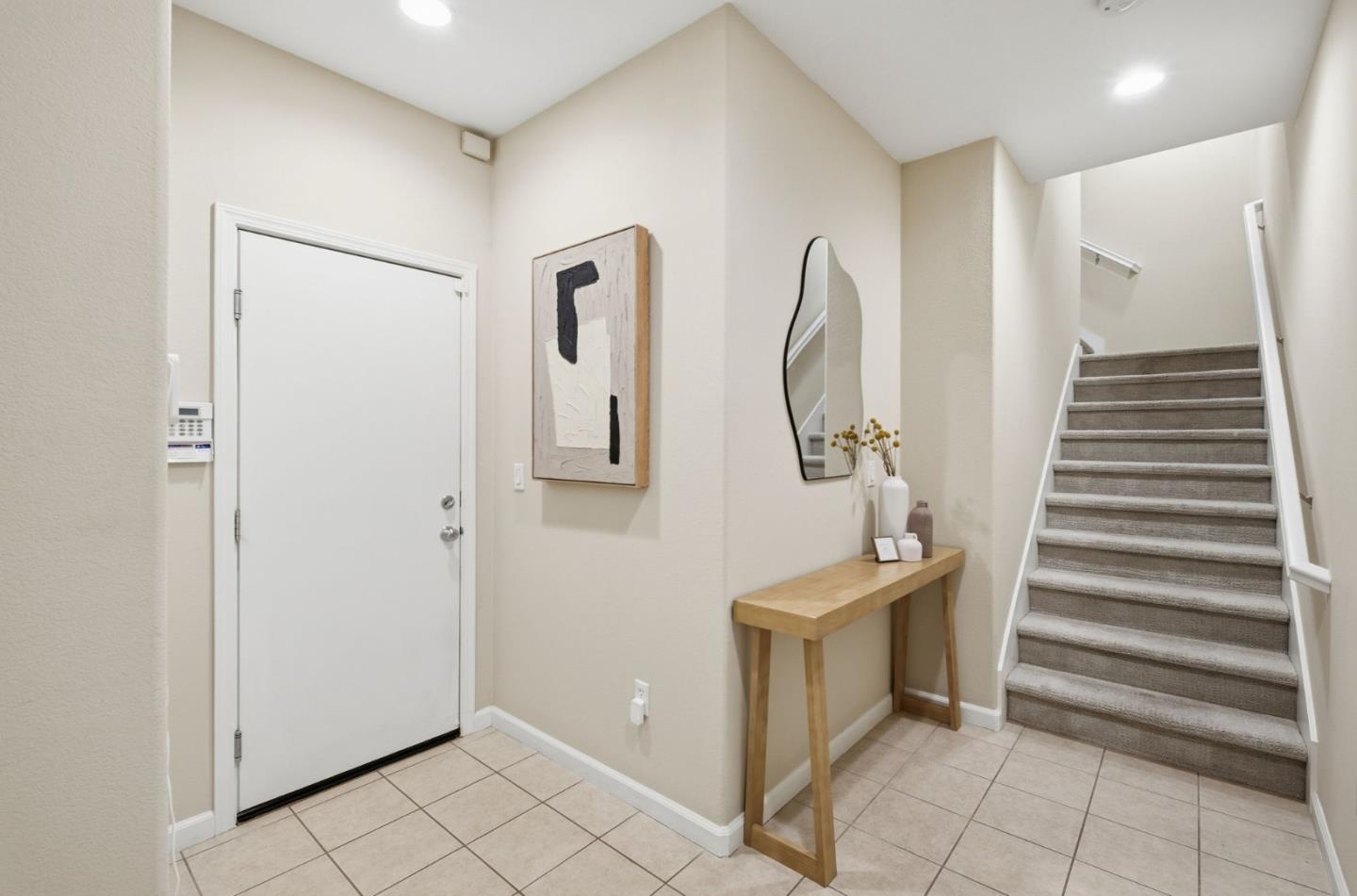 2070 Almaden Road San Jose, CA 95125 - Photo 4 of 36 a view of a hallway with entryway and stairs