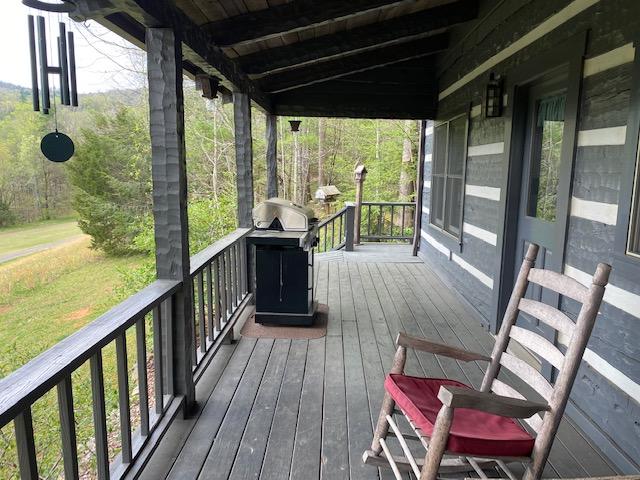 304 Settlers View Road Townsend, TN 37882 - Photo 27 of 28 Bills back porch grill