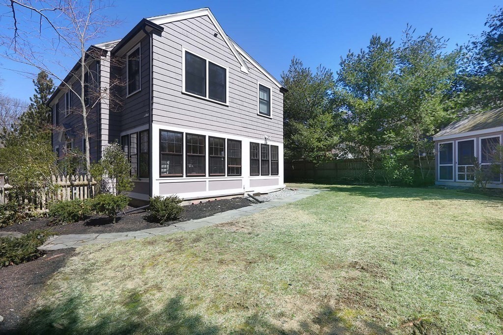 10 Beverly Road Newton, MA 02461 - Photo 17 of 19 a house view with a garden space