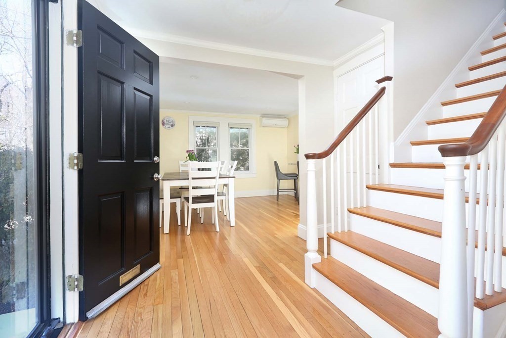10 Beverly Road Newton, MA 02461 - Photo 3 of 19 a view of entryway and hall with wooden floor