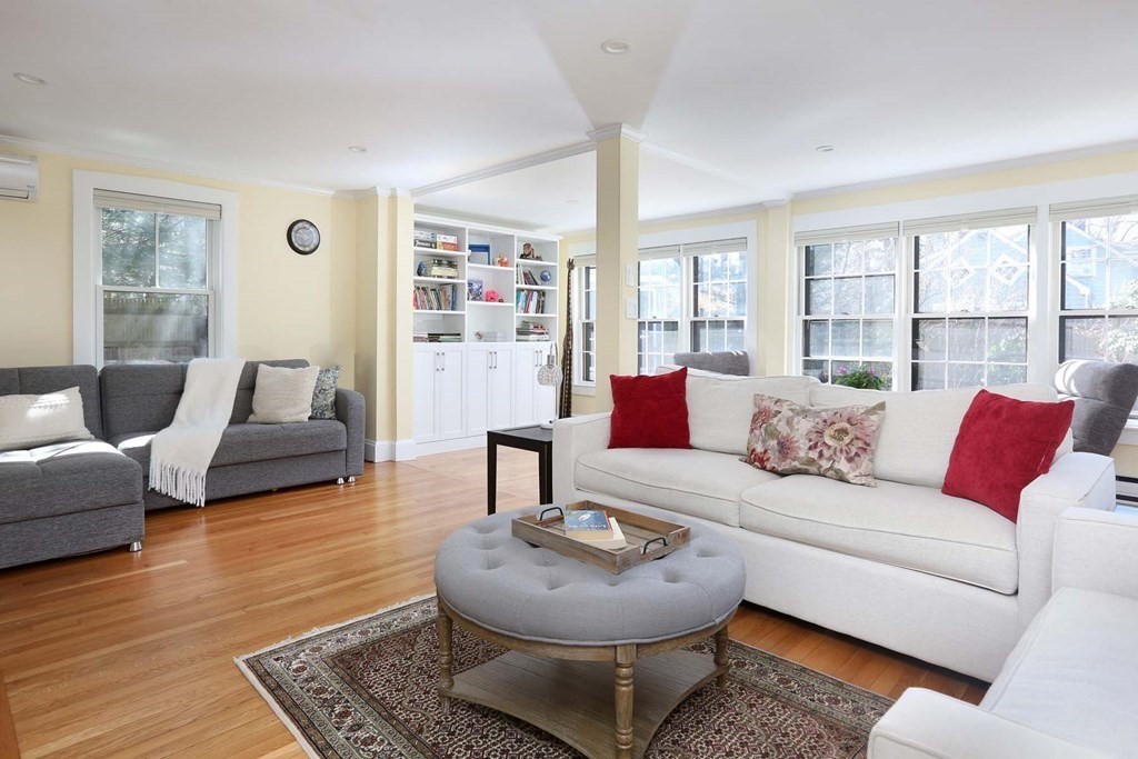 10 Beverly Road Newton, MA 02461 - Photo 6 of 19 a living room with furniture and a rug