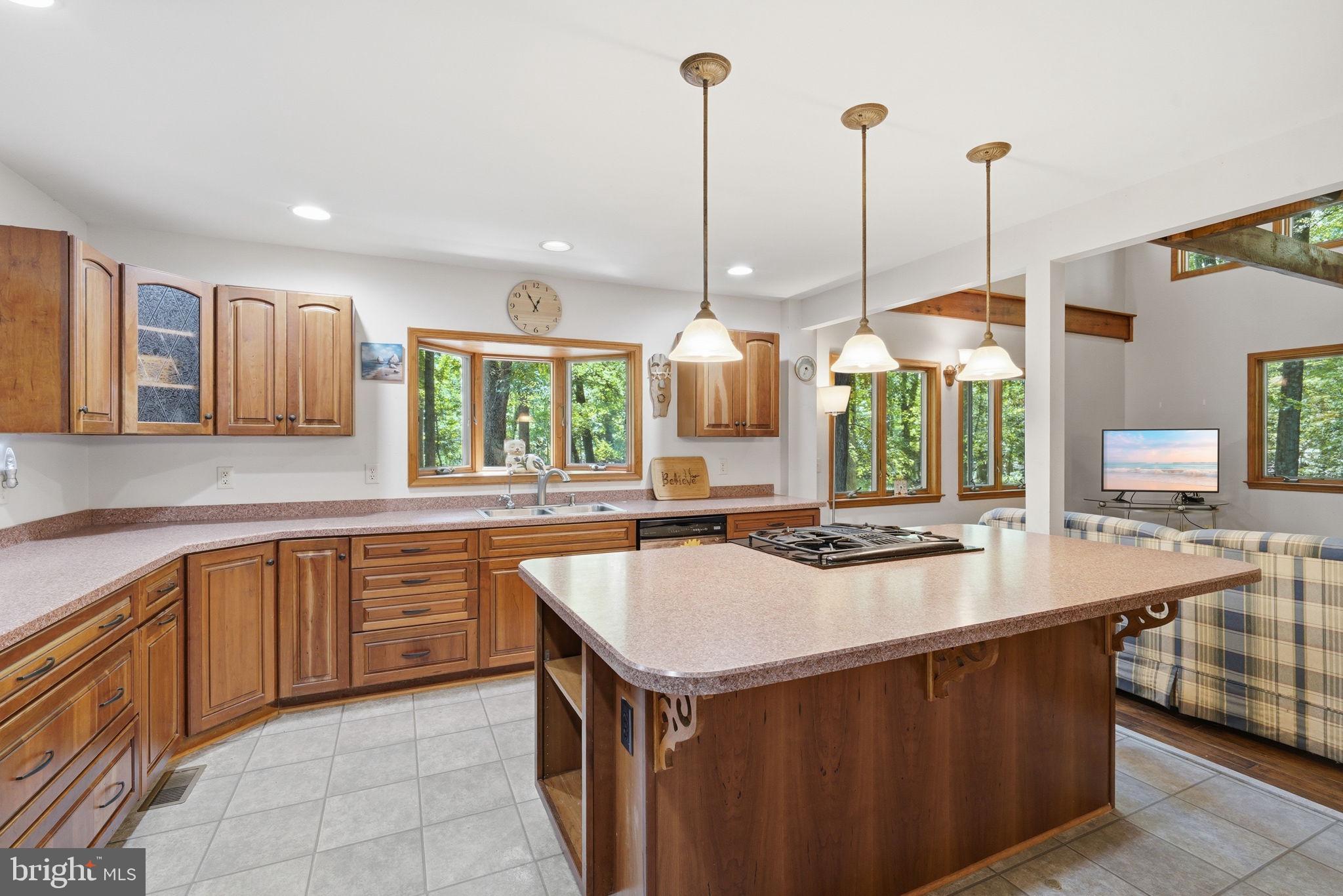 22300 Frazier Road Rock Hall, MD 21661 - Photo 7 of 38 a kitchen with stainless steel appliances granite countertop a sink and a stove