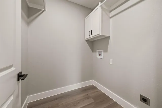 a view of a room with rack on the wall