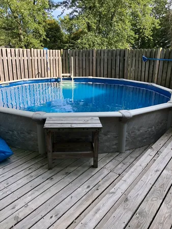 a view of outdoor space with seating space