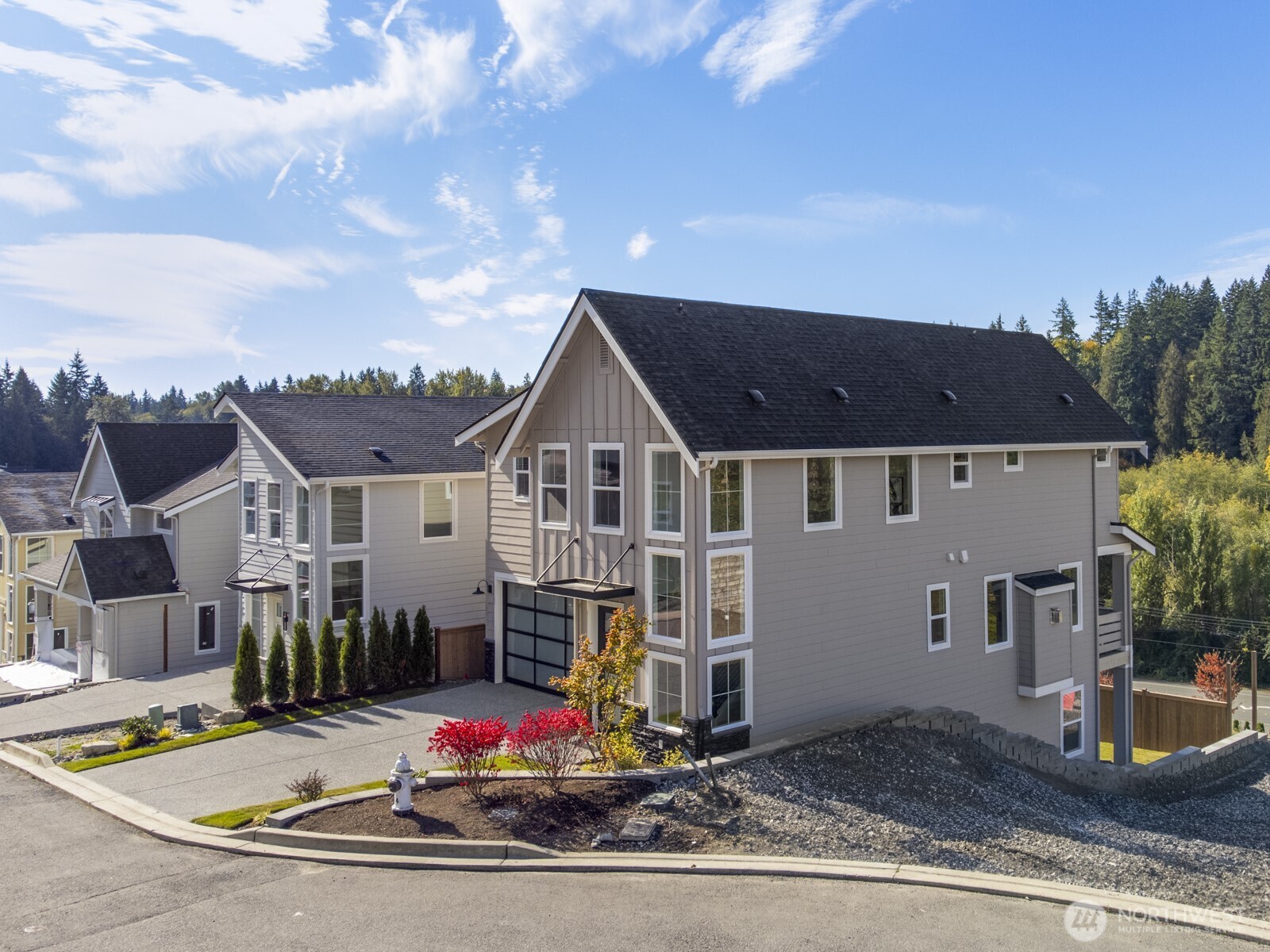 a front view of house with yard