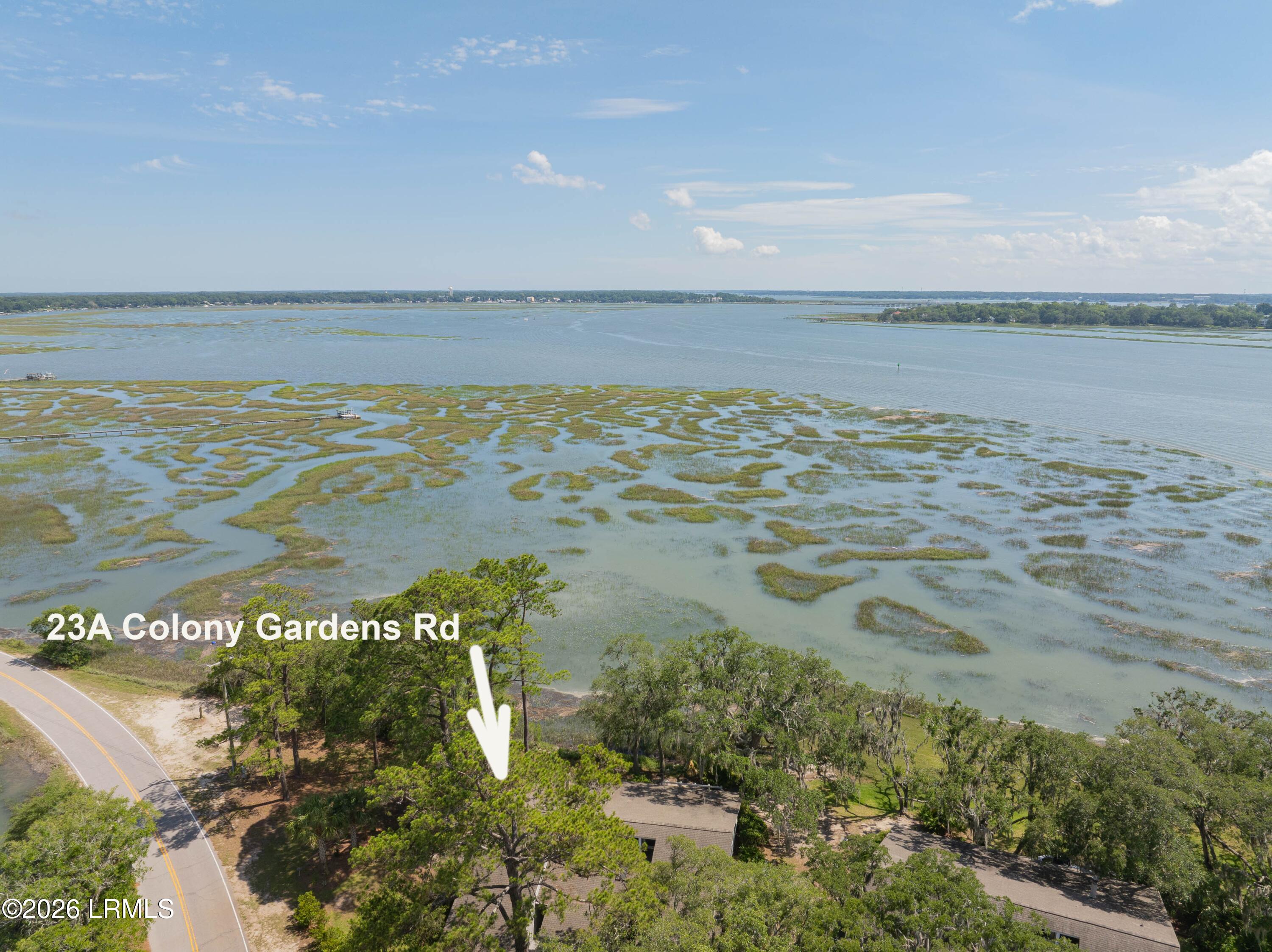 23 Colony Gardens Road, Unit A Beaufort, SC 29907 - Photo 39 of 46 23A Colony Gardens Drone-7