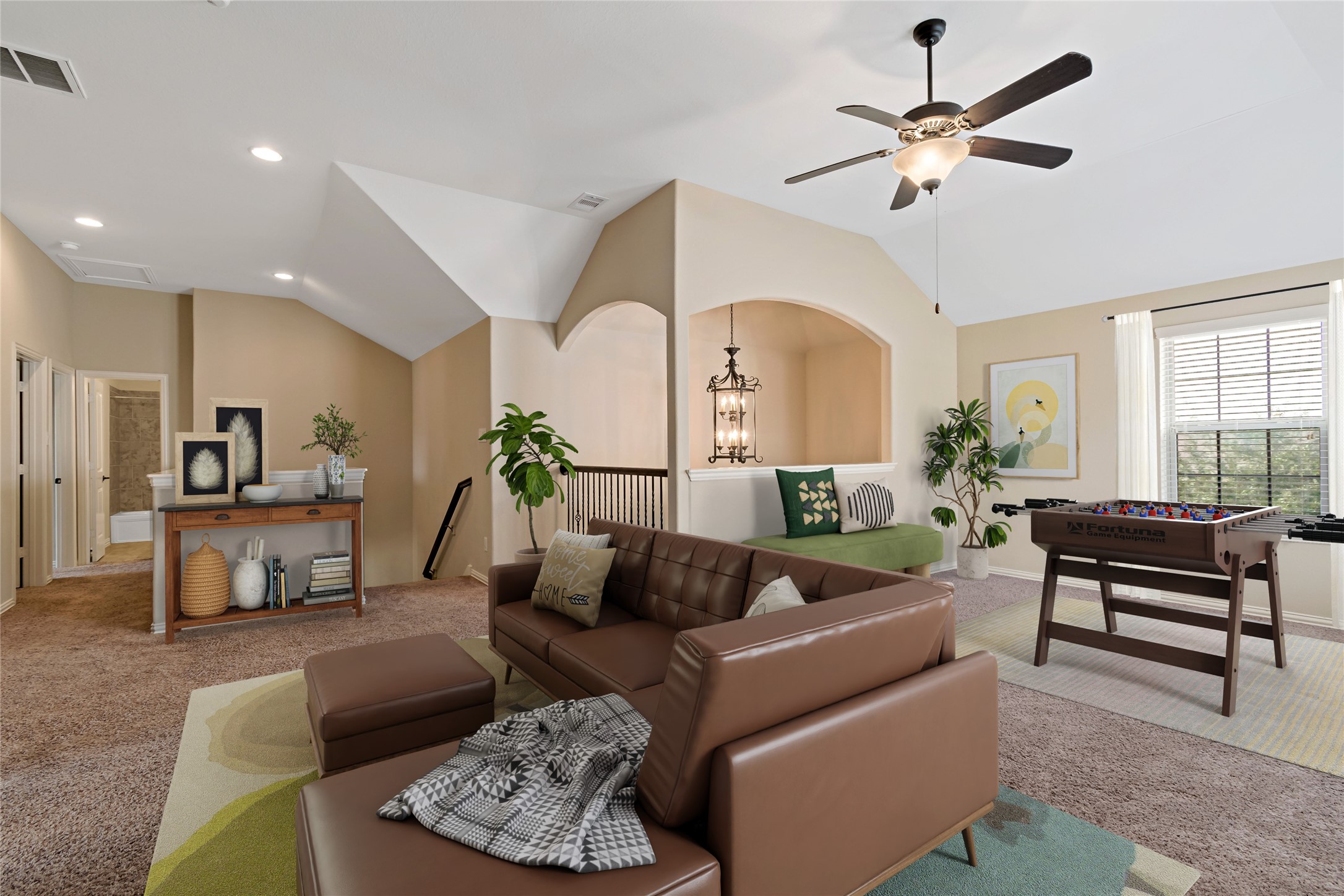 13102 Dover Bluff Drive Rosharon, TX 77583 - Photo 38 of 50 Upstairs Game Room Staged