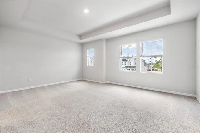 a view of a yard with an outdoor space