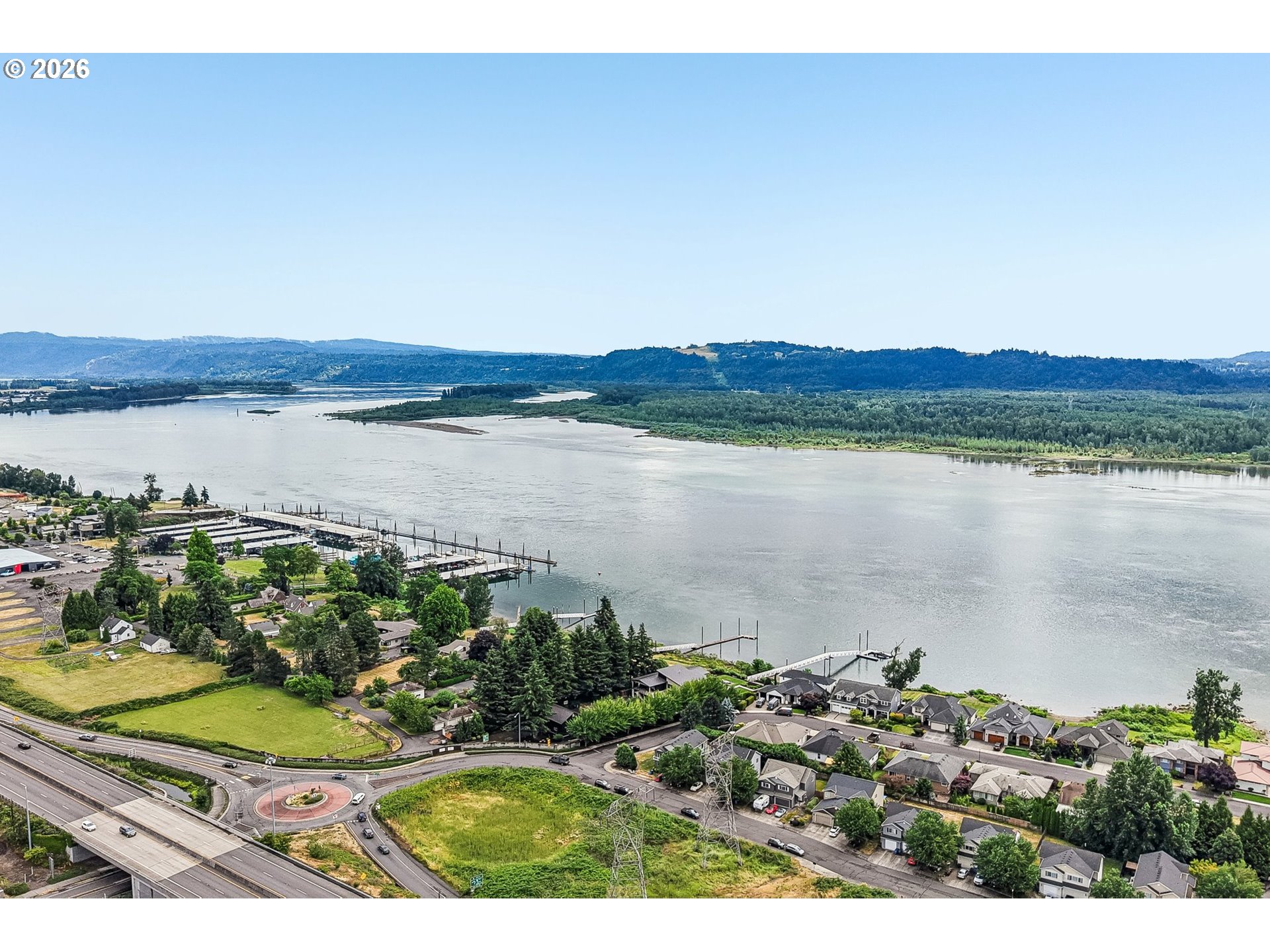 608 Southeast Sumner Street Camas, WA 98607 - Photo 38 of 39 a view of a lake with a city