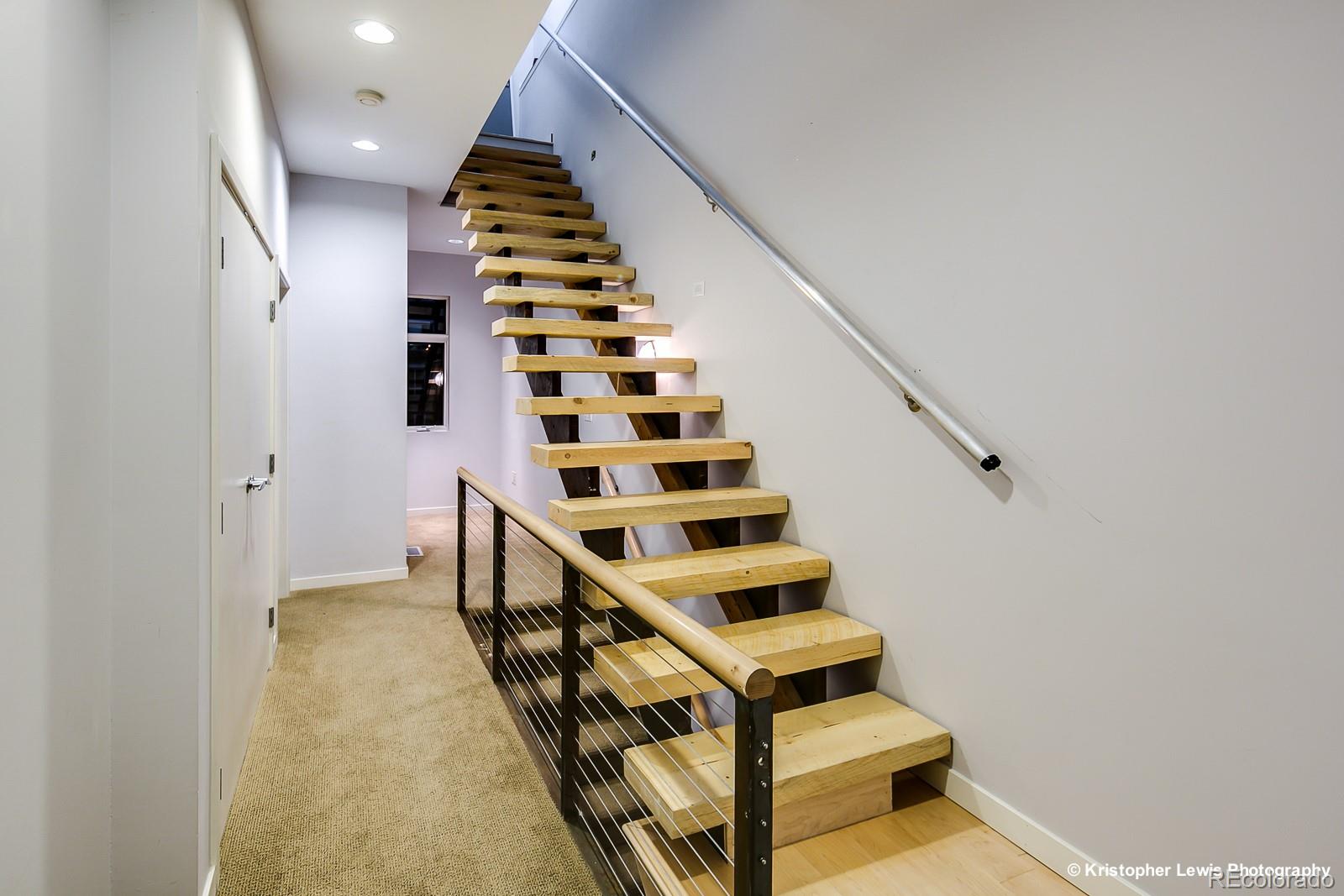 1400 Little Raven Street, Unit B Denver, CO 80202 - Photo 19 of 35 a view of entryway and hall