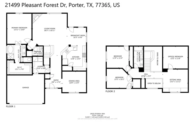 $2,150 | 21499 Pleasant Forest Drive, Porter, TX 77365