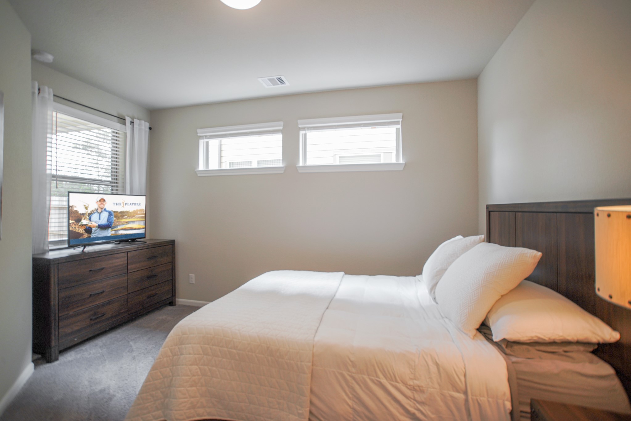4232 Merry Mill Drive Spring, TX 77386 - Photo 44 of 50 Secondary bedroom #2 with walk-in closet, neutral tones, & ample natural light.