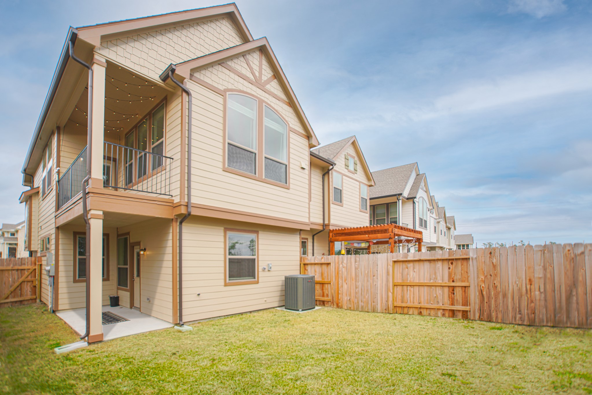 4232 Merry Mill Drive Spring, TX 77386 - Photo 47 of 50 Covered patio designed for outdoor enjoyment, overlooking the private backyard retreat.