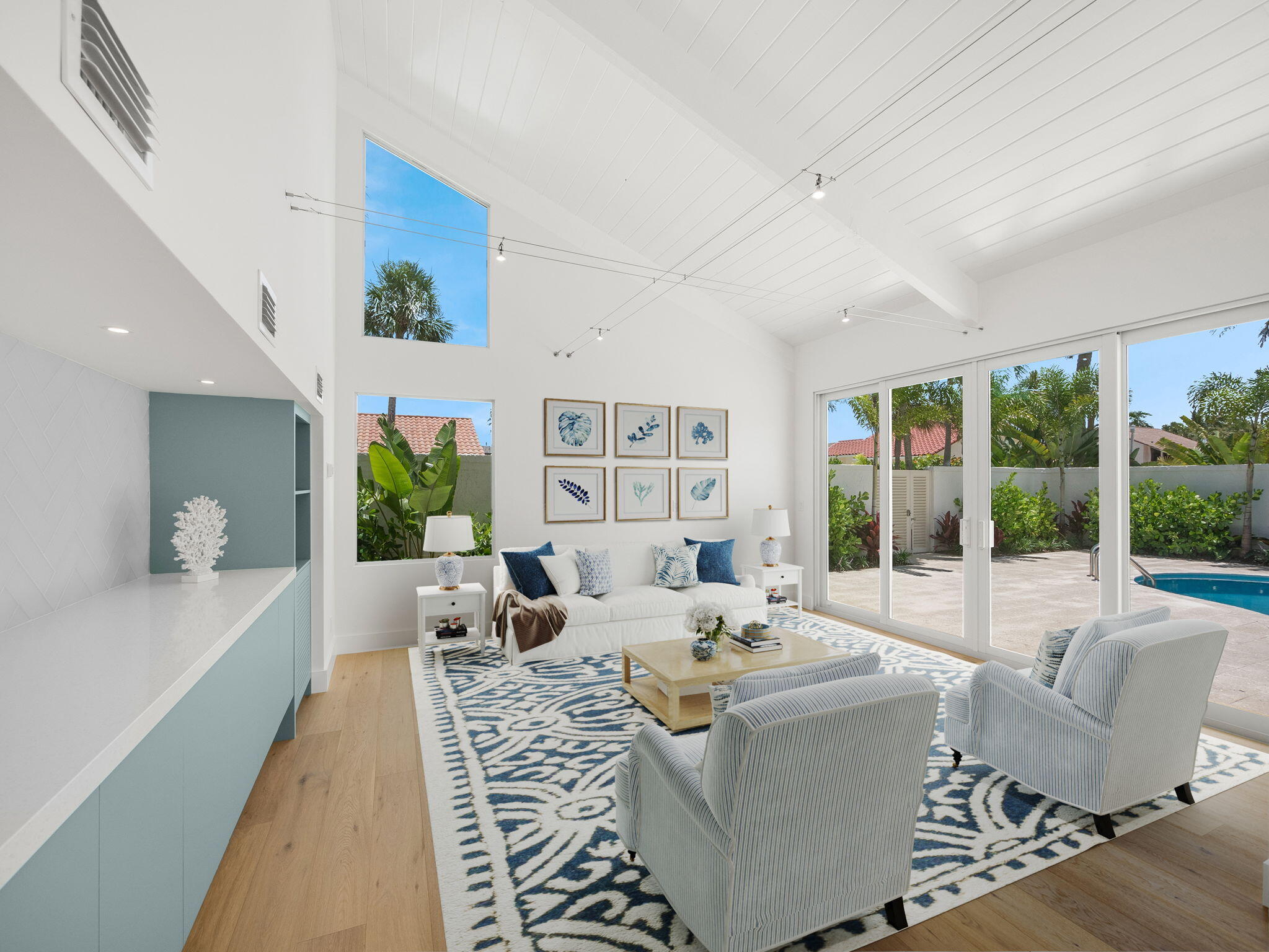 105 Bonefish Circle Jupiter, FL 33477 - Photo 14 of 56 Living Room Virtual Staged