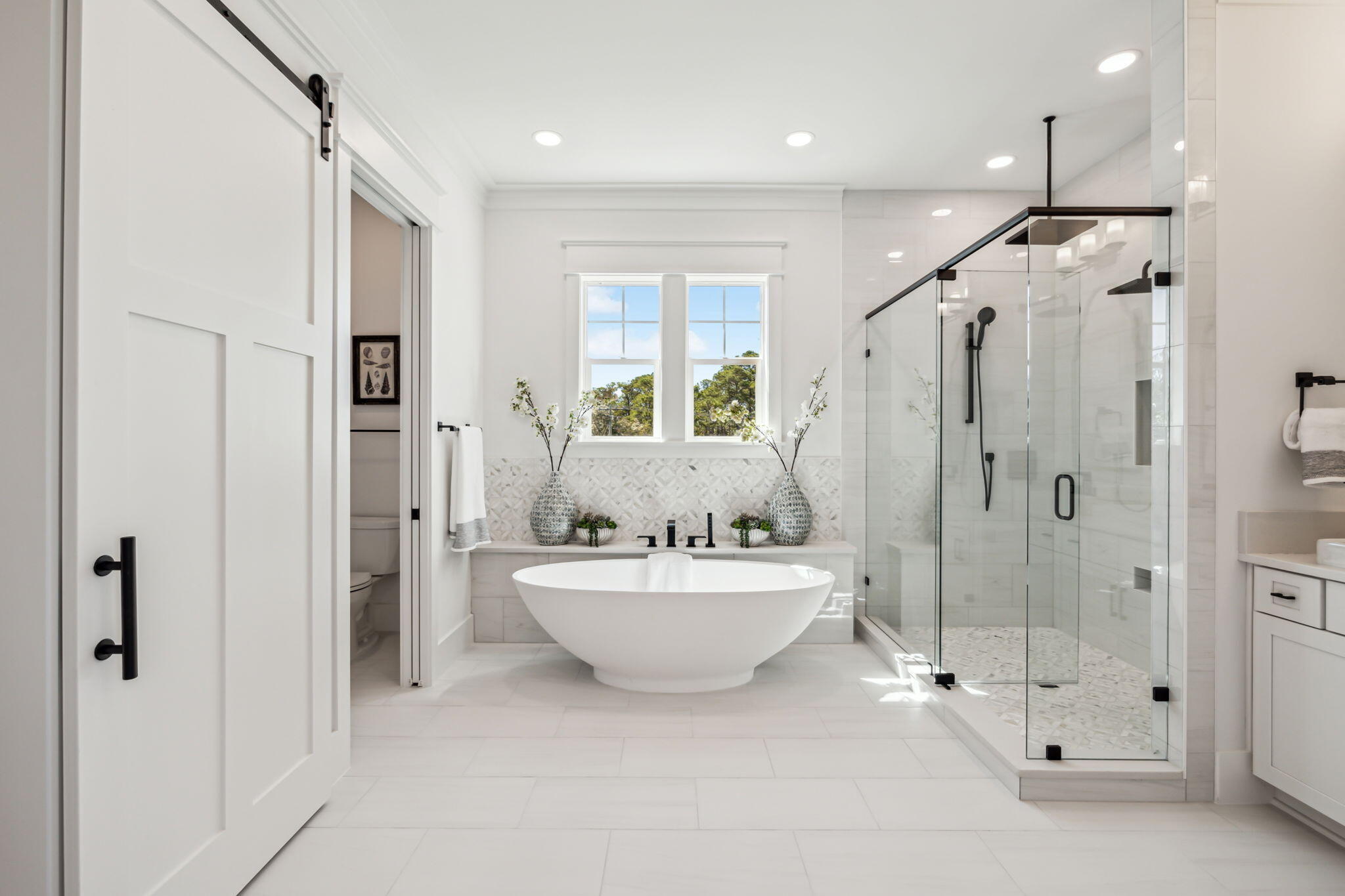 33 Grayton Boulevard Santa Rosa Beach, FL 32459 - Photo 25 of 48 a spacious bathroom with a double vanity sink mirror and shower