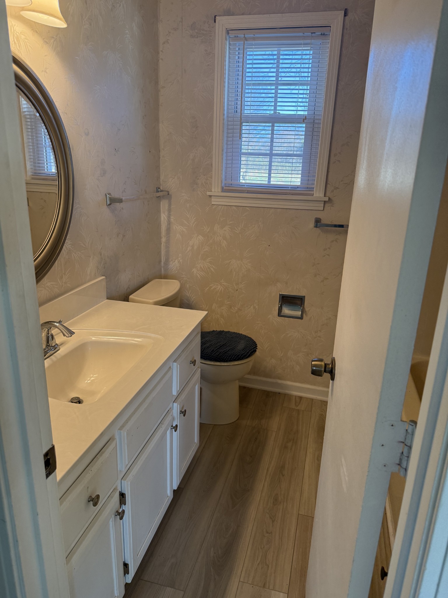6489 Old Highway 431 South Springfield, TN 37172 - Photo 14 of 21 a bathroom with a granite countertop sink toilet and a mirror