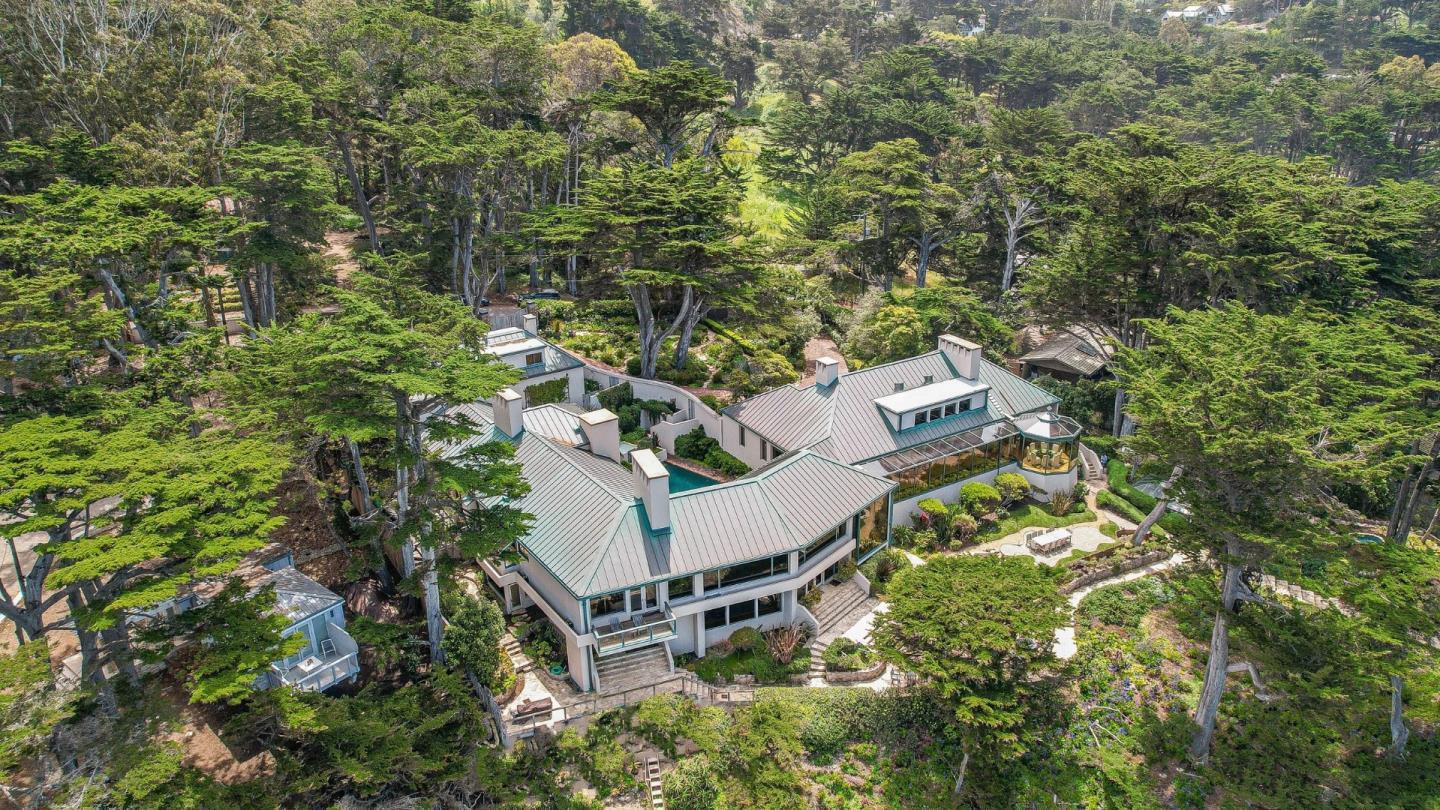 157-163 Spindrift Road Carmel, CA 93923 - Photo 2 of 100 an aerial view of a house with a yard