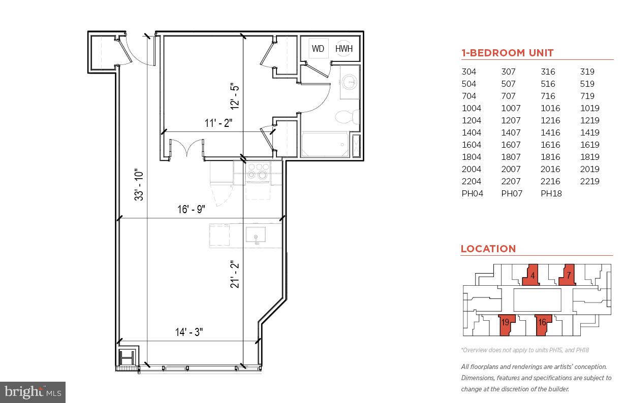 200 North 16th Street, Unit 701 Philadelphia, PA 19102 - Photo 55 of 82 a picture of a floor plan