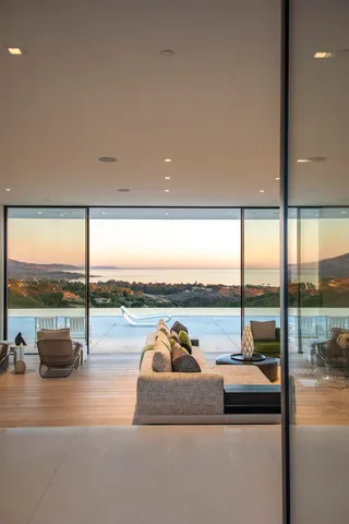 a view of a street from a balcony